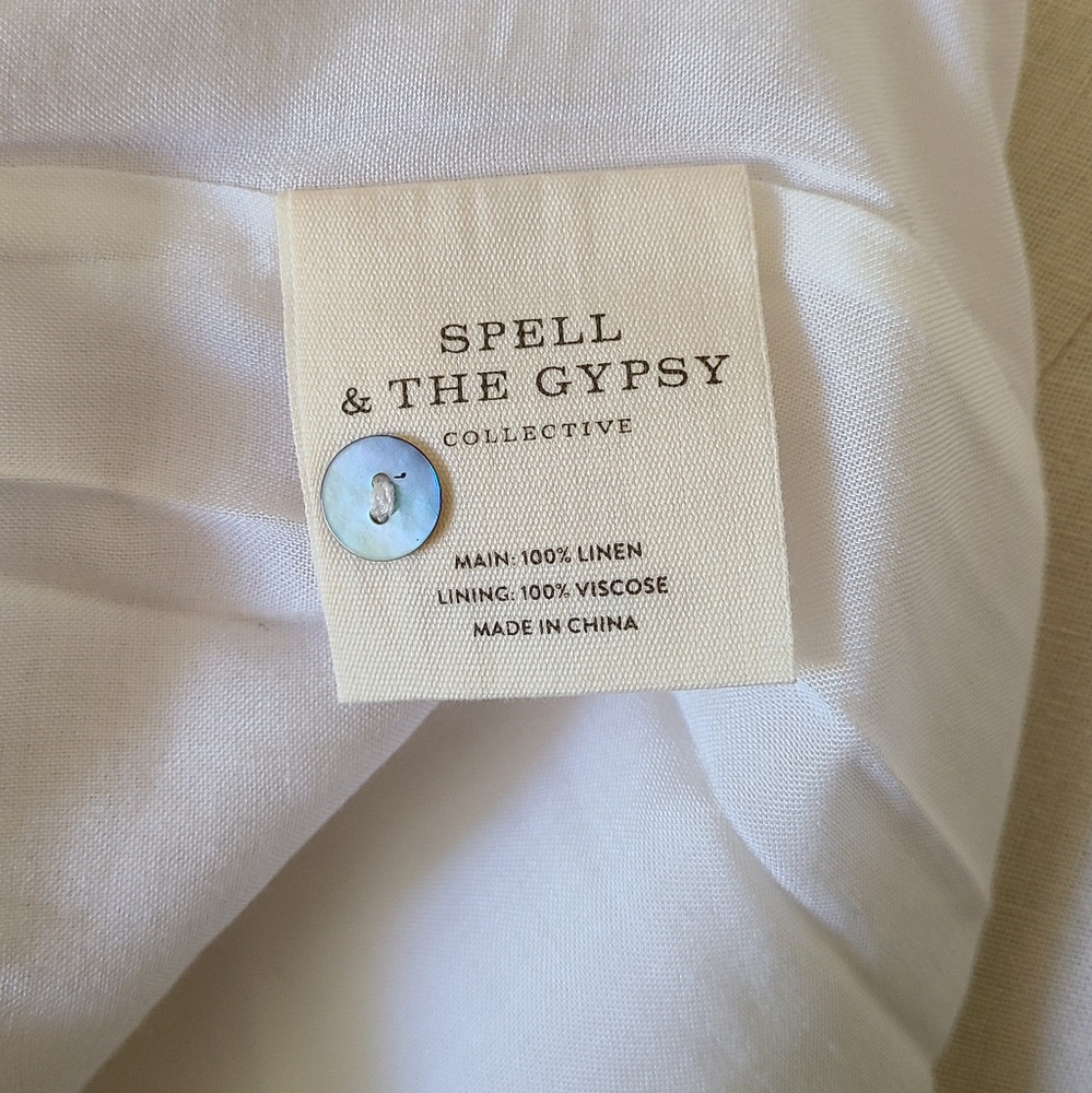 SWAPPED NWT Basic Linen Slip in White - Picture 11 of 13